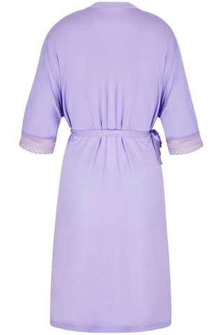 Antigel Simply Graphic Lilac Mid-Length Robe