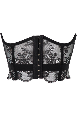 Atelier Amour Evasion Sensuelle Wired Open Bustier Black