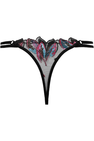 Atelier Amour Oiseau de Paradis Mini Thong Black