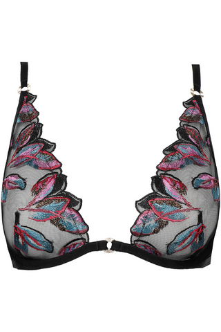 Atelier Amour Oiseau de Paradis Wired Triangle Bra Black