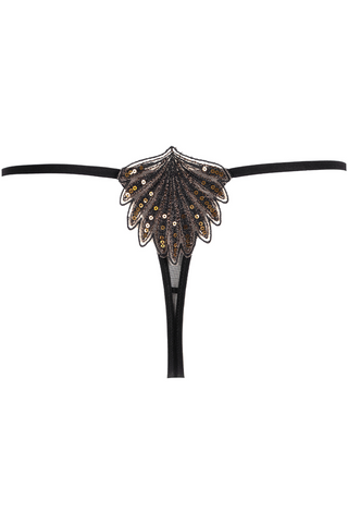 Atelier Amour Show Time Mini Thong Black | Sexy Lingerie