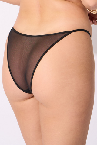 Atelier Amour Show Time Brief Black | Designer Lingerie