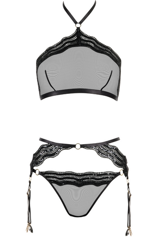 Aubade Naughty List 3-Piece Set Black Onyx