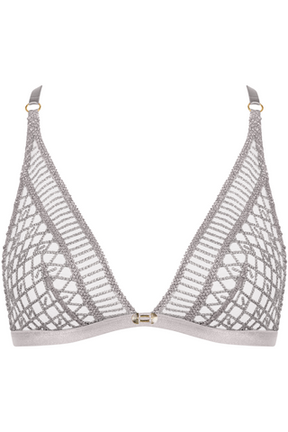 Aubade Stardust Dream Bralette Cosmos Silver