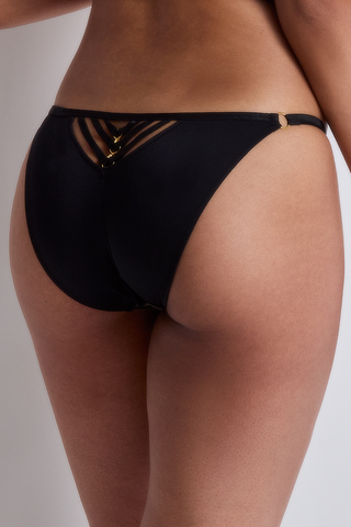 Aubade Voodoo Kiss Mini Coeur Brief Millenium Black