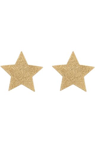 Bijoux Indiscrets Flash Star Pasties Gold