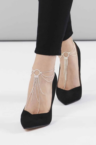 Bijoux Indiscrets Magnifique Feet Chains Silver