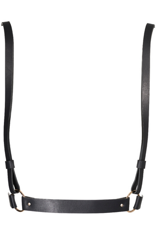 Bijoux Indiscrets Maze Vegan Leather X Harness Black