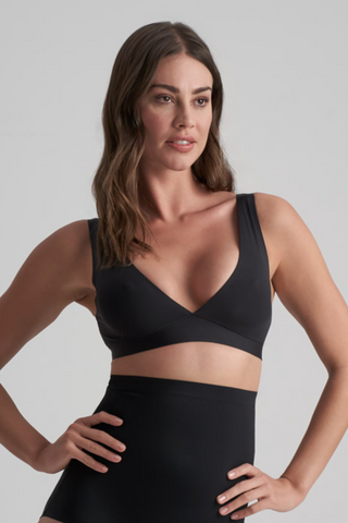 Bye Bra Deep Plunge Bra Black