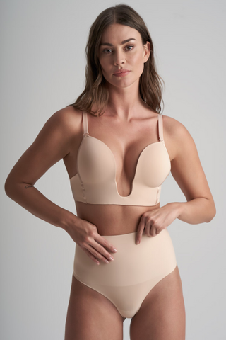 Bye Bra Ultra Plunge Multiway Bra Beige Beige