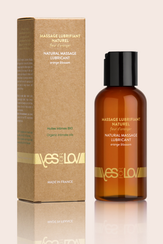 YESforLOV Natural Massage Lubricant Orange Blossom 100ml