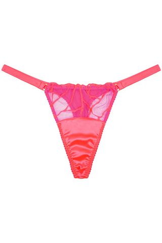 Fleur of England Cleo Thong Bright Coral