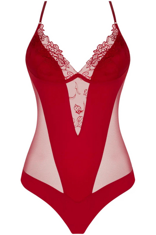 Lise Charmel Adorable En Sexy Underwired Bodysuit Red