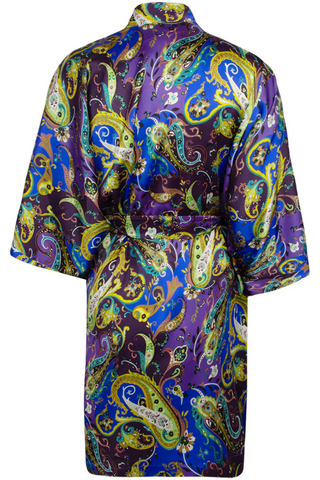 Lise Charmel Mid-Length Silk Robe | Dentelle Cashmer Nightwear