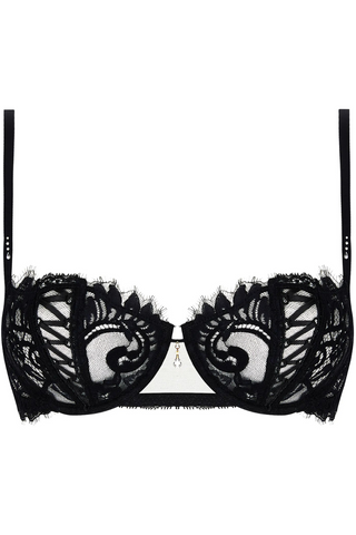 Lise Charmel Désirs de Venise Vertical Seam Half Cup Bra Black