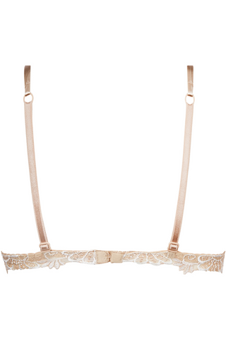 Lise Charmel Dressing Floral Wireless Triangle Bra Beige