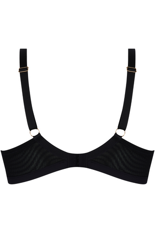 Lise Charmel Eclats d’or Underwired Triangle Bra Black & Gold