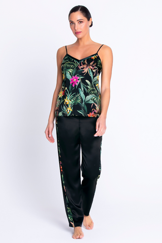 Lise Charmel Fleurs Etoiles Silk Trousers Eclat Etoile