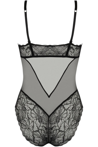 Lise Charmel Floraison Passion Bodysuit Black