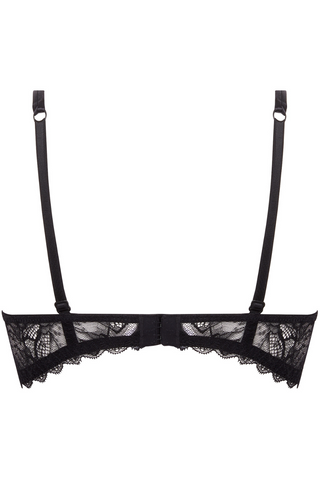 Lise Charmel Floraison Passion Half Cup Bra Black