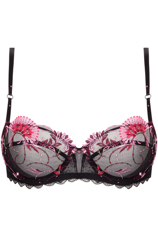 Lise Charmel Floraison Passion Half Cup Bra Black