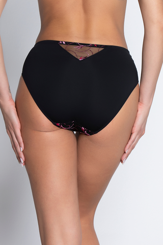 Lise Charmel Floraison Passion High Waist Brief Black