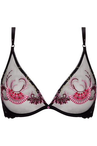 Lise Charmel Floraison Passion Underwired Triangle Bra Black