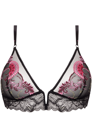 Lise Charmel Floraison Passion Wireless Triangle Bra Black