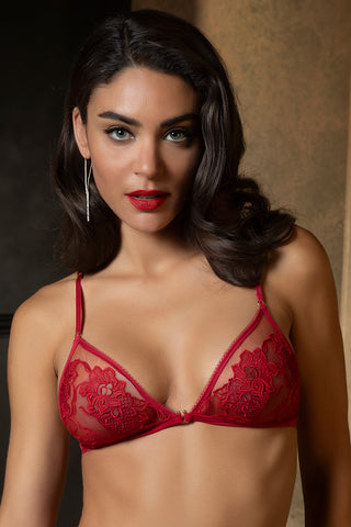 Lise Charmel Adorable En Sexy Front Fastening Triangle Bra Rouge Effusion