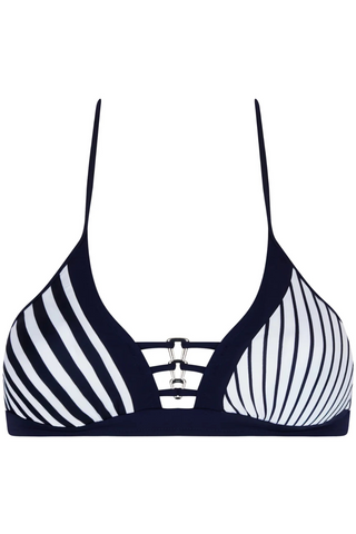 Lise Charmel Rayure En Ligne Triangle Bikini Top Rayure Croisiere