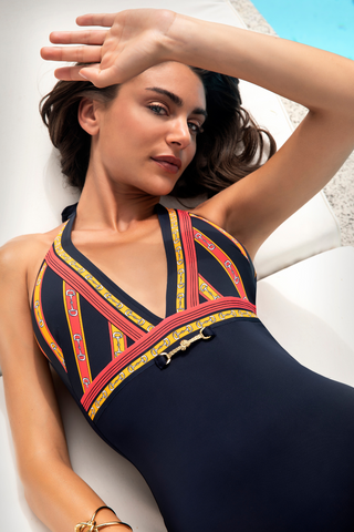 Lise Charmel Splendeur Regate Halter Swimsuit Regate Sporty