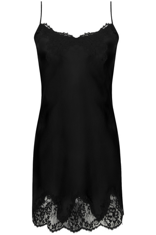 Lise Charmel  Silk Night Dress Black - Splendeur Soie