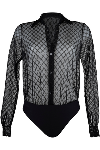 Louisa Bracq Paco Blouse Bodysuit Black