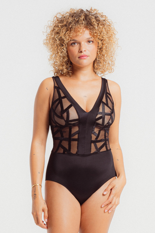 Louisa Bracq Série Wireless Bodysuit Black