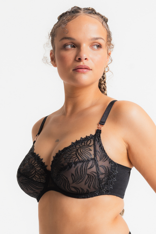 Louisa Bracq Swan Full Cup Bra Black