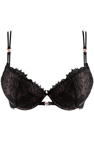 Louisa Bracq Swan Push Up Bra Black