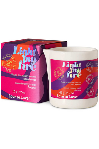 Love to Love Coconut Massage Candle 65g | Light My Fire