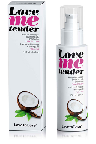 Love to Love Love Me Tender Warming Massage Oil Coconut