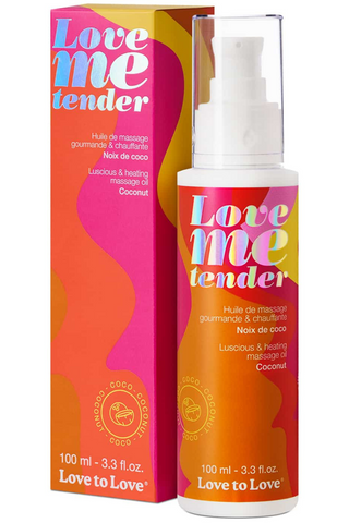 Love to Love Love Me Tender Warming Massage Oil Coconut