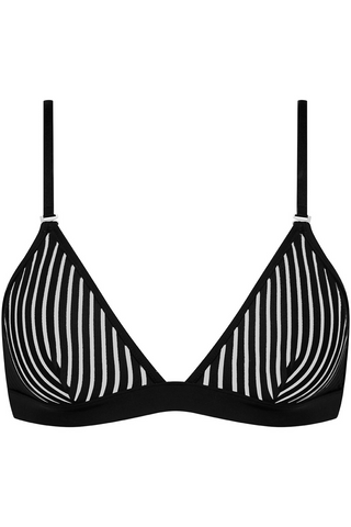 Maison Close Bande à Part Triangle Bra Black