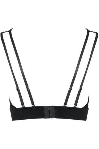 Maison Close Bande à Part Triangle Bralette Black