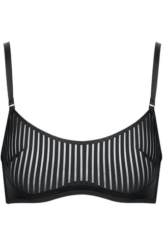 Maison Close Bande à Part Wire Bra Black