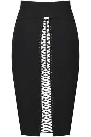 Maison Close Black Pencil Skirt - Nuit Infinie