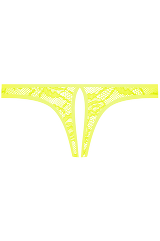 Maison Close Flashback Open Brief Neon Yellow