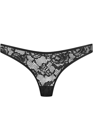 Maison Close Flashback Lace Thong Tanga Black