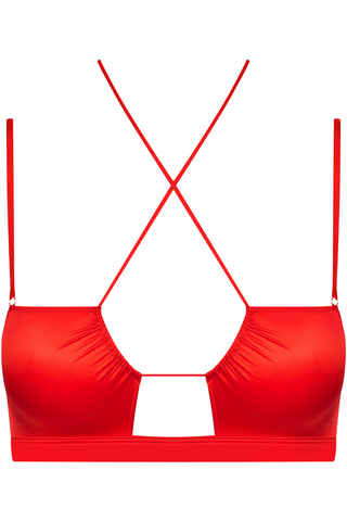 Maison Close French Kiss Bralette Bra Red