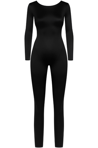 Maison Close French Kiss Long Sleeve Jumpsuit Black