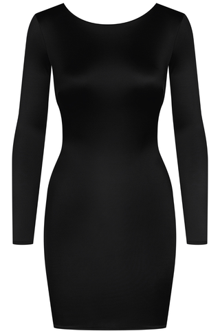 Maison Close French Kiss Long Sleeve Short Dress Black