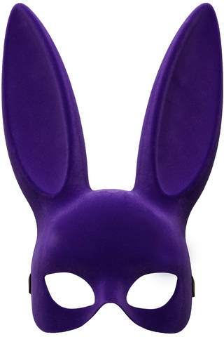 Maison Close Purple Velvet Bunny Mask