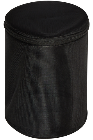 Maison Close Round Mesh Wash Bag Black